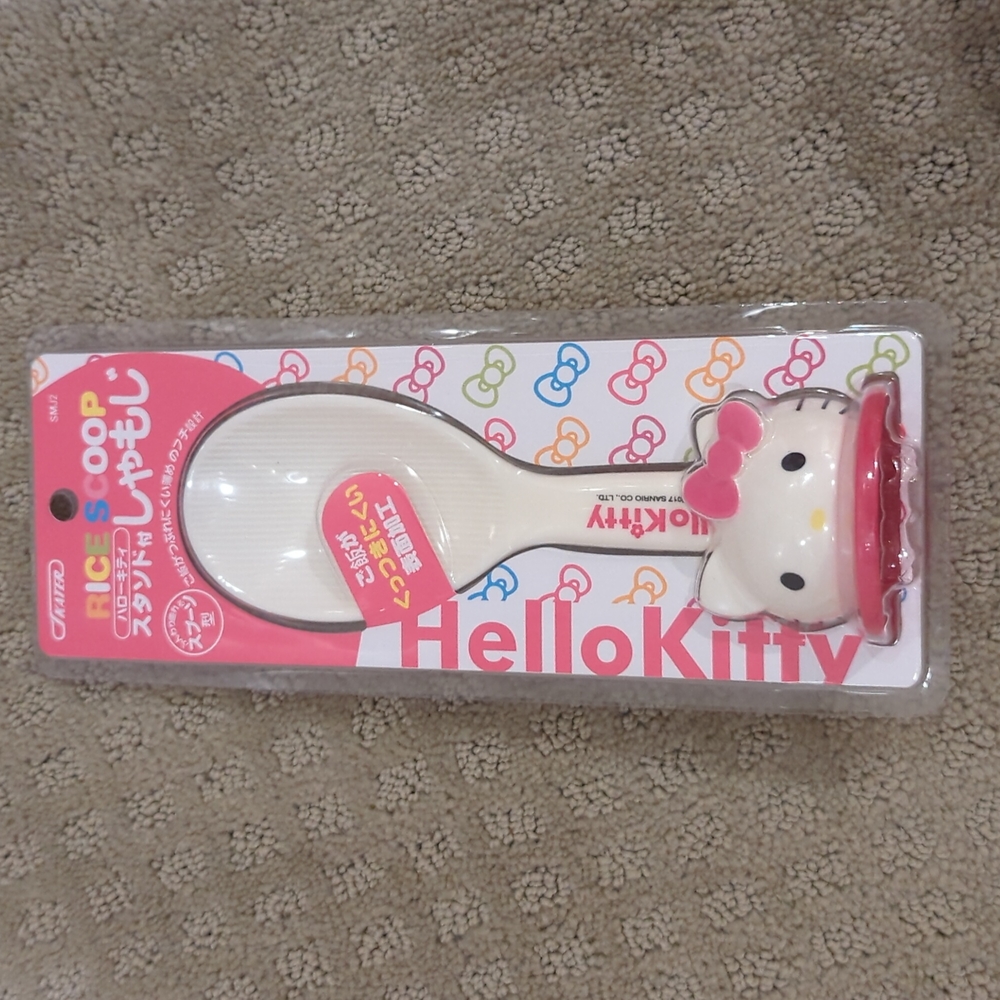 Hello Kitty Rice Scooper with holder